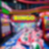 Exciting online bingo game interface showcasing colorful cards