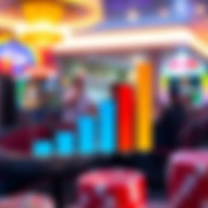 Graph showing user satisfaction ratings for Huuuge Casino