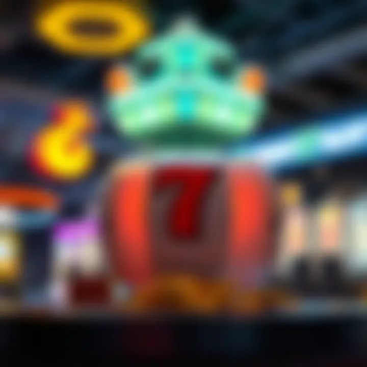 Visual representation of volatility in slot games with high and low risk