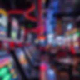 Exciting atmosphere of a Las Vegas sportsbook during NCAA basketball season