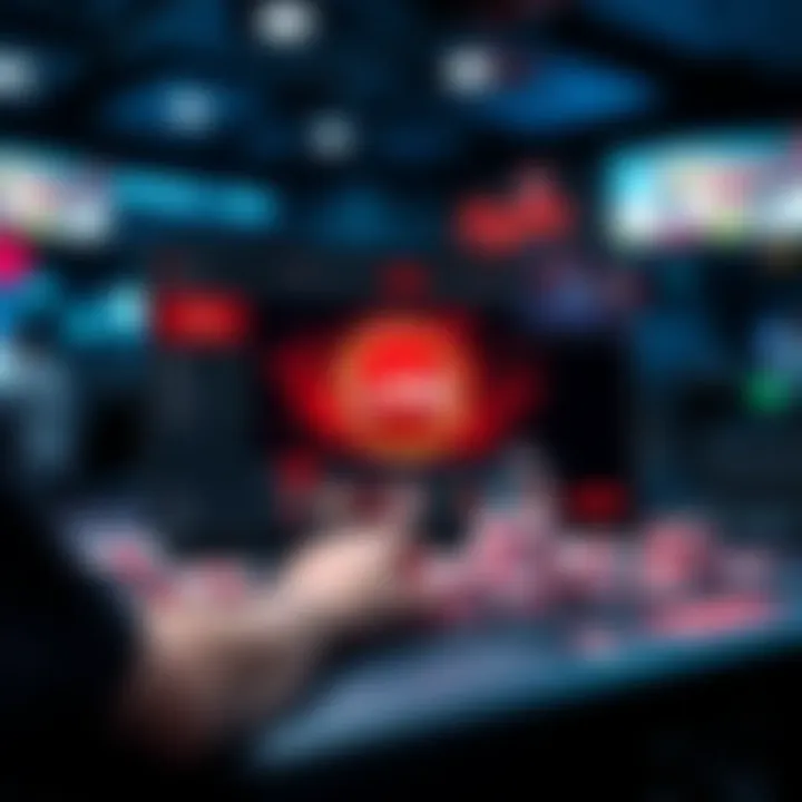 User interface showcasing a trusted online gambling platform