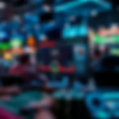 Dynamic live betting scene showcasing a betting platform interface