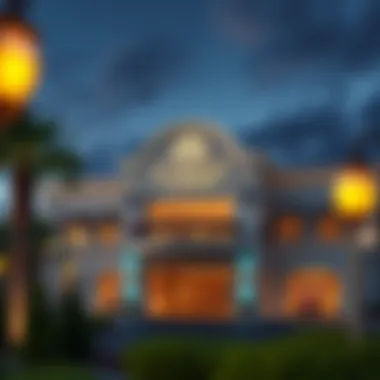 Exterior view of Magnolia Bluffs Casino and Hotel showcasing its architectural design