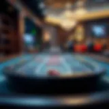 A digital baccarat table showcasing game mechanics