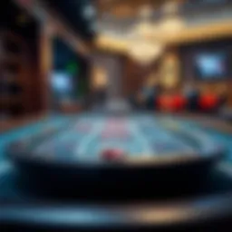 A digital baccarat table showcasing game mechanics