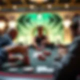 Engaging Texas Hold'em Gameplay Texas Hold'em gameplay table