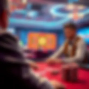 Visual representation of gambling activities