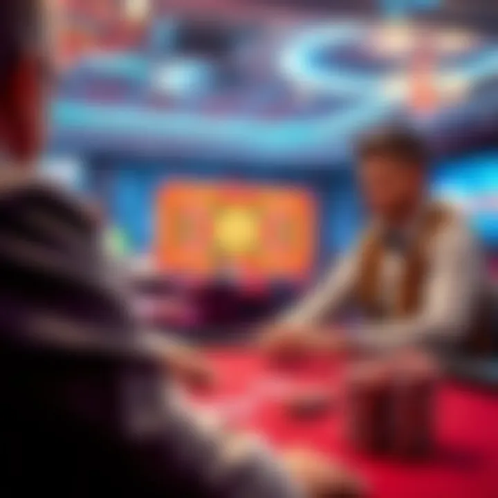 Visual representation of gambling activities