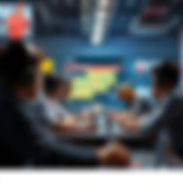 A virtual community chatroom where players share insights and strategies.