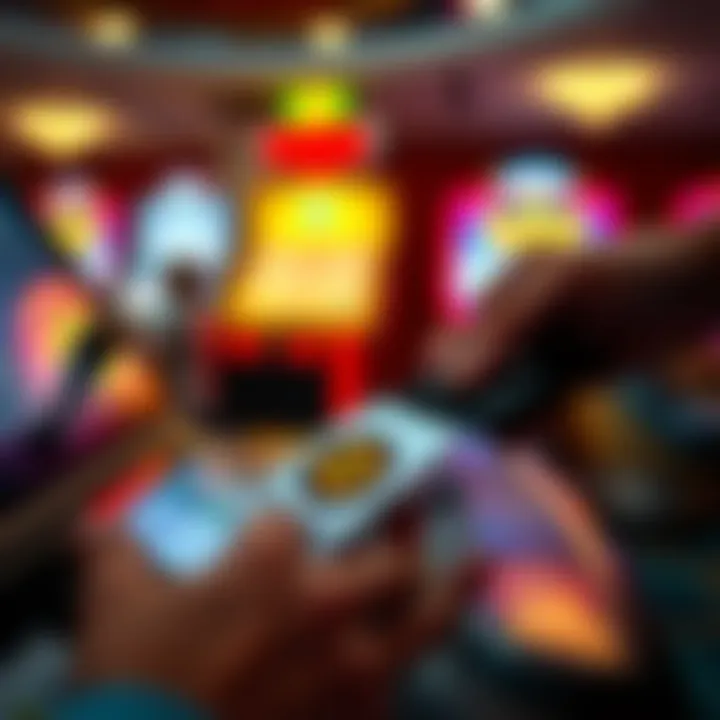 A close-up of a digital payment transaction for lottery tickets