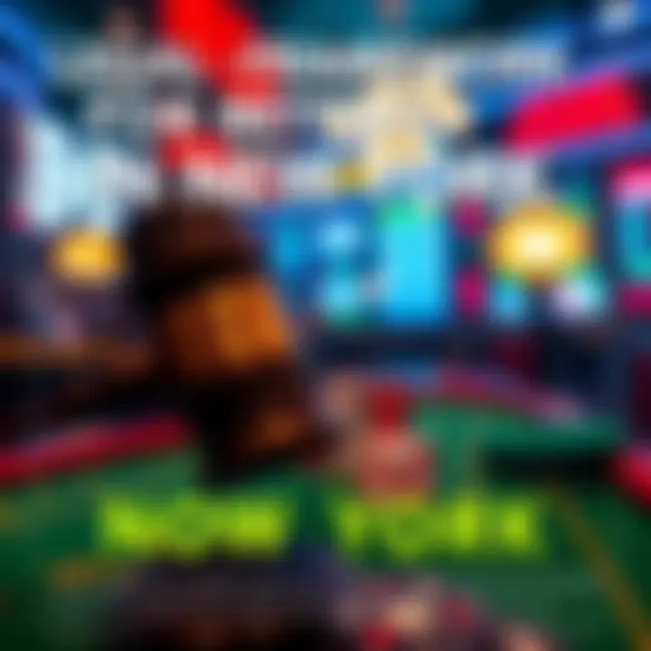 An infographic detailing the legal framework for betting in New York