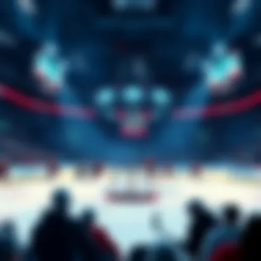 Visual representation of NHL playoff betting odds