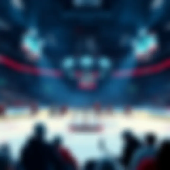 Visual representation of NHL playoff betting odds