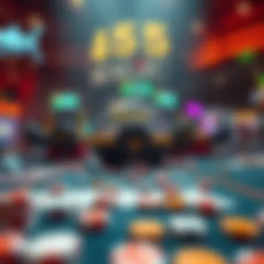 Illustration of unique gameplay features within Ocean Magic