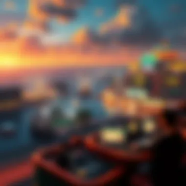 A digital landscape showcasing various offshore gambling sites