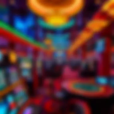 Inside view of the gaming floor with vibrant atmosphere