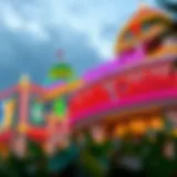 Exterior view of Philadelphia Park Casino showcasing its vibrant architecture