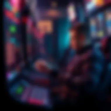 Engagement with Skill-Based Gaming An illustration of player interaction with a skill-based gaming machine