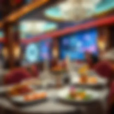 Elegant dining setup showcasing culinary delights