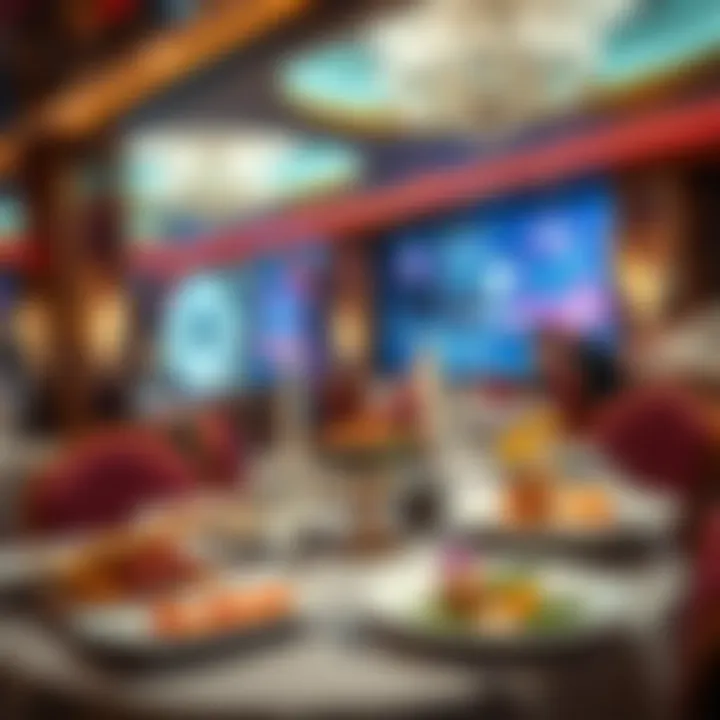 Elegant dining setup showcasing culinary delights