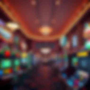 Interior view of Sahara Las Vegas casino