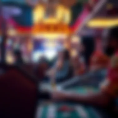 Players enjoying casino games