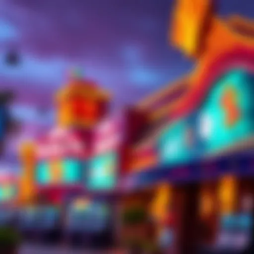 Promotional signage at Santa Fe Casino