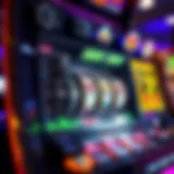 Illustration depicting the inner mechanics of a slot machine