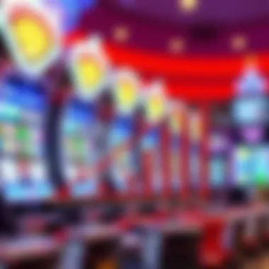 Graph representing volatility levels in slot games