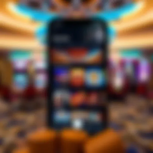 User interface of the Seminole Casino App showcasing gaming options