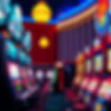 Vibrant slot machines at Cosmopolitan Las Vegas