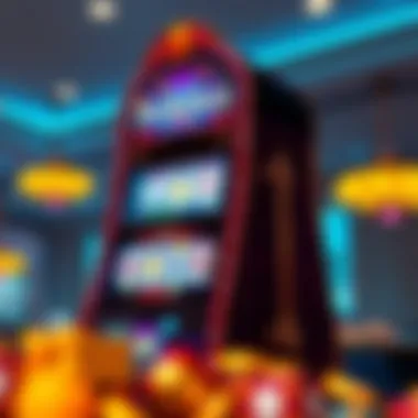 Intricate design of the Solstice Slot Machine showcasing its vibrant visuals