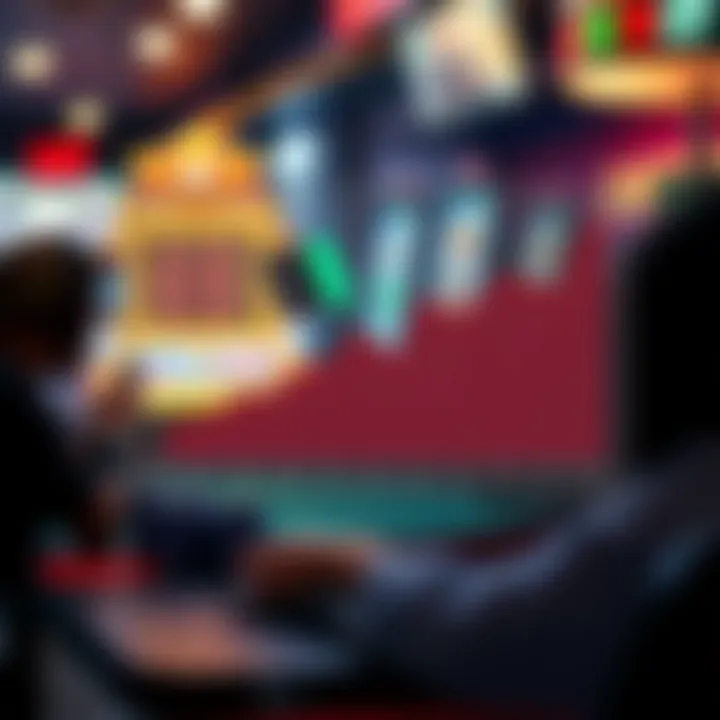 A chart depicting recent trends in online gaming and betting behavior