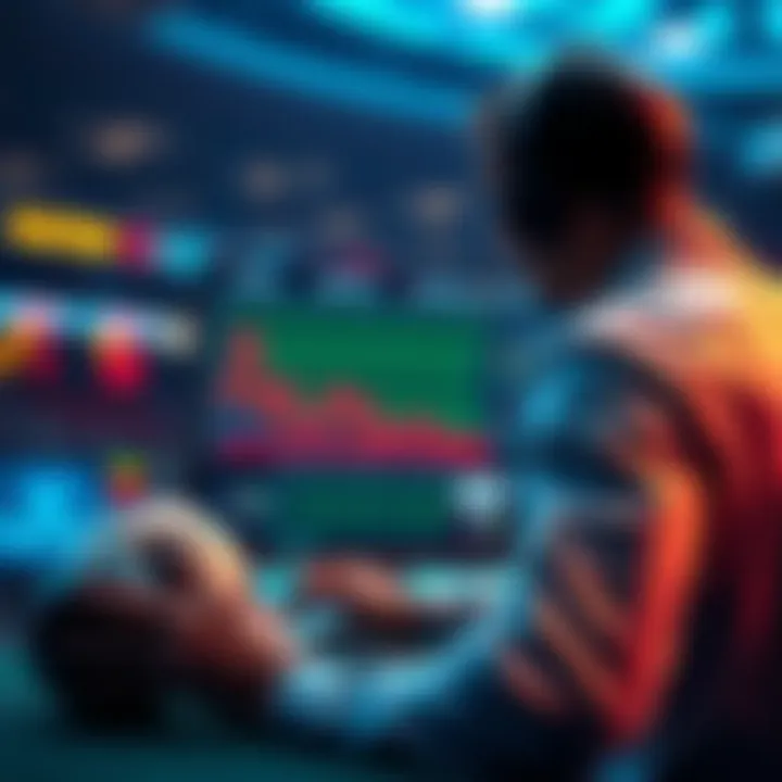 A graphical representation of sports betting analysis