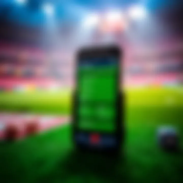 Security Features in Sportsbet Mobile App Mobile app security features display on Sportsbet application