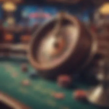 Diverse Casino Game Options Close-up of diverse casino game options