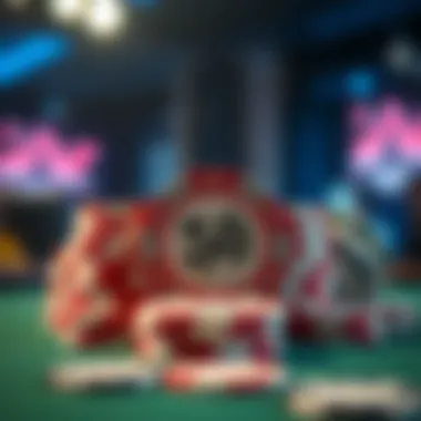Notable Texas Hold'em Tournament Chip Setup