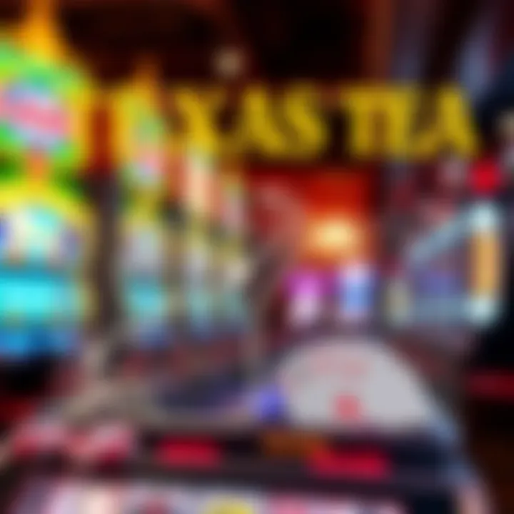 Diagram depicting gameplay mechanics and strategies for Texas Tea slot game