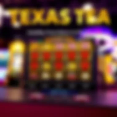 Graph illustrating the volatility and RTP (Return to Player) of the Texas Tea slot game