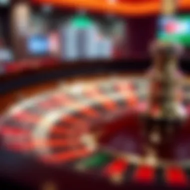 Graph illustrating odds and probabilities in roulette