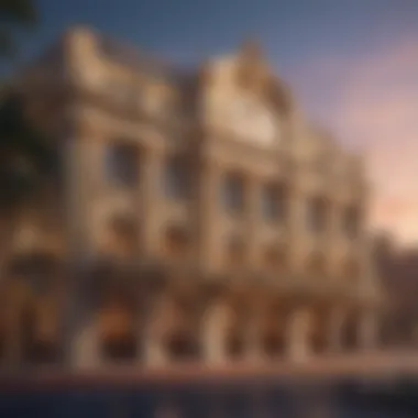 Historical Casino Architecture Historical architecture of a renowned casino in Valencia
