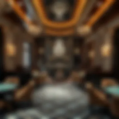 Elegant design of The Crockford Las Vegas interior