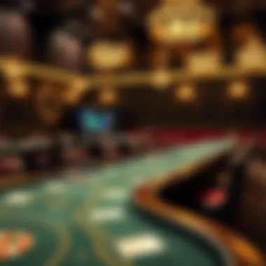 High-stakes gaming tables at The Crockford Las Vegas