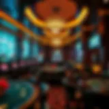 Luxurious gaming atmosphere at The Crockford Las Vegas