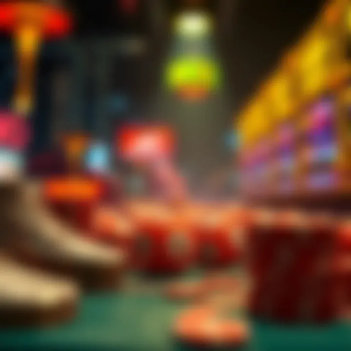 Blockchain technology visualized in the context of online lottery systems