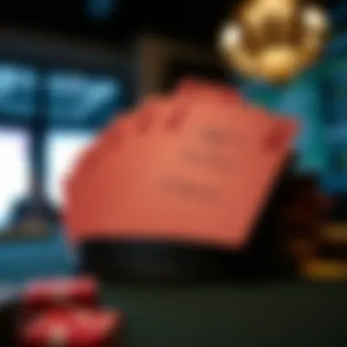 Mathematical equations illustrating the probabilities involved in blackjack