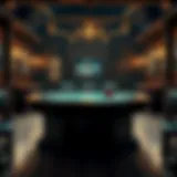 A rustic poker table in a saloon setting, embodying the essence of Cowboy Poker.