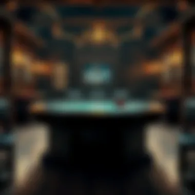 A rustic poker table in a saloon setting, embodying the essence of Cowboy Poker.