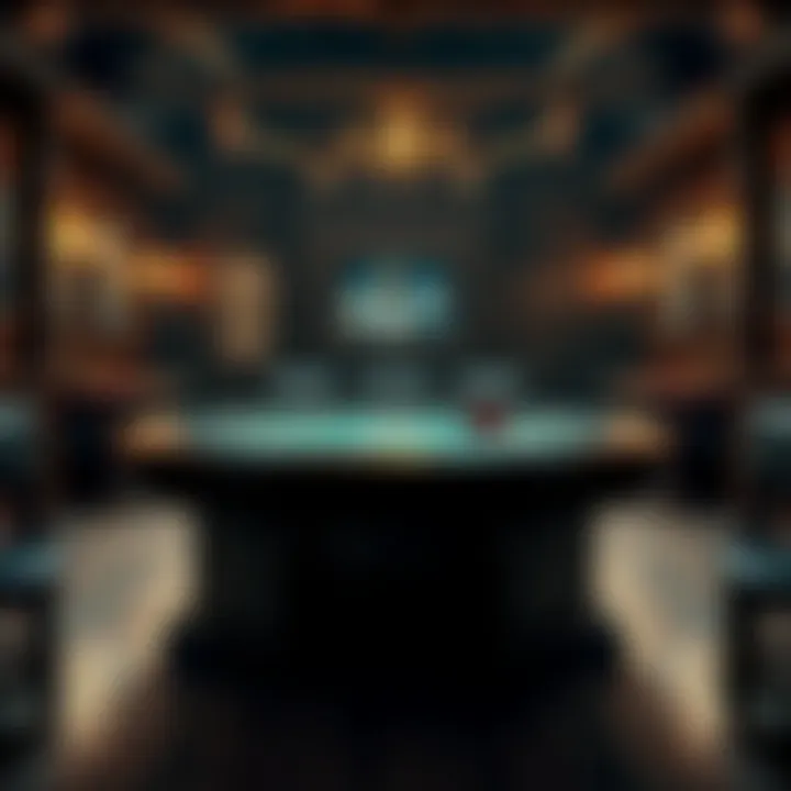 A rustic poker table in a saloon setting, embodying the essence of Cowboy Poker.