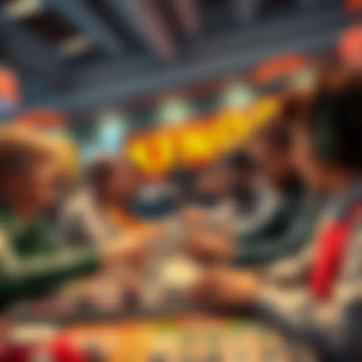 The Thrill of Keno Gaming Diverse players engaged in an animated game of Keno